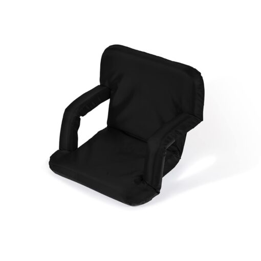 Portable Multiuse Adjustable Recliner Stadium Seat by Trademark Innovations (Black) Black