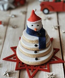 Uyauld Biscuit Cutter Set (5 Pieces/Set), Stainless Steel Round Cookies Cutter Mold with Handle, Professional Baking Dough Tools (Round) 13 51rzsaY4nLL