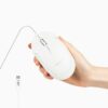 Macally Wired USB C Mouse for Mac and PC - Slim, Quiet, and Reliable - 3 Button Layout, Scroll Wheel, and 4 DPI Mode (800/1200/1600/2400) Type C Mouse for MacBook Pro/Air, iMac, Laptop All White 43 51s248o8XGL