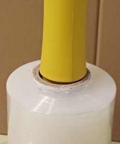 DIVISIONAL Mini Stretch Wrap Roll with Handle 5in x 1000ft Clear 80 Gauge Plastic Wrap Self Adhering Wrapping Moving Shipping Packaging Stretch Film Pallet Film 1 32 51s41EHB3tL