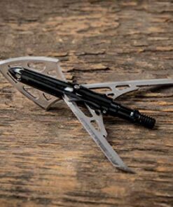 Rage Extreme 4 Blade Arrow Archery Broadhead, 100 Grain - 2 Pack 19 51sAHWtTxRL