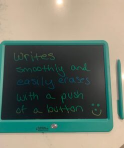 TEKFUN Kids Toys Gifts for 3+ Years Old Boys Girls Toddler, 12inch LCD Writing Tablet Erasable Drawing Tablet Writing Pads, Kids Travel Toys Boys Girls Birthday Gifts Age 3 4 5 6 7 (Pink) Pink 33 51sCCPvow4L