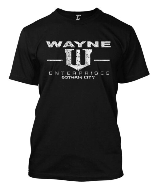 Wayne Enterprises - Superhero Comic Men's T-Shirt XX-Large Black