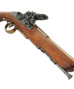 Denix 18th Century Flintlock Pistol with Brass Ornate Handle Butt - Non-Firing Replica 6 51sFe sEPnL