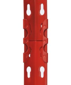 Muscle Rack UR184872-R 5-Shelf Steel Shelving Unit, 48" Width x 72" Height x 18" Length, Red 72" Height x 60" Width x 24" Depth 27 51sFk3dP6WL