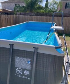 INTEX 26355EH Ultra XTR Deluxe Rectangular Above Ground Swimming Pool Set: 18ft x 9ft x 52in – Includes 1500 GPH Sand Filter Pump – SuperTough Puncture & Rust Resistant – Easy to Assemble with Sand Filter Pump 37 51sL6liIoPL 1