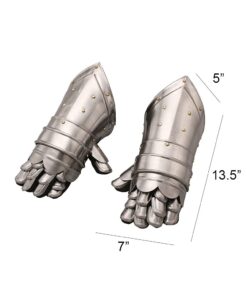 Metal Armour Hand Gloves Pair with Inviting Decor Appeal-(36302) halloween Gloves 20 51sLAAdRrJL