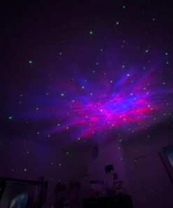 SunTime Star Projector Galaxy Night Light - Astronaut Starry Nebula Ceiling LED Lamp with Timer and Remote, Gift for Kids Adults for Bedroom, Christmas, Birthdays, Valentine's Day etc. White 40 51sPWH6CBfL
