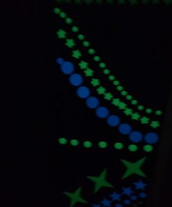 DUOFIRE 3D Domed Glow in The Dark Dots Wall or Ceiling Stickers, Glowing Ultra Bright Dots of 336Pcs,Perfect for Kids Bedding Room or Birthday Gift,Beautiful Wall Decals and Ceiling Decors 3D Domed Dots * 2 sheets Green 41 51sQ fZKcZL