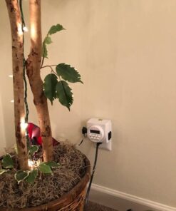 BN-LINK 7 Day Heavy Duty Digital Programmable Timer, FD60 U6, 115V, 60Hz, Dual Outlet, Indoor, for Lamp Light Fan Security UL Listed FD-60/U6 37 51sReew4L