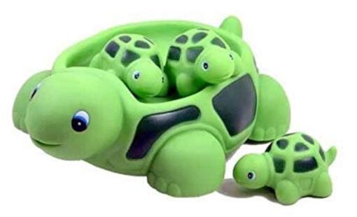 Playmaker Toys Rubber Turtle Family Bathtub Toy Pals Also A Great Pet Dog Chew Toy