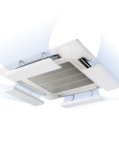 Alternative view of AIR WING Pro, Angle Adjustable Air Conditioner Deflector helps Cooling/Heating Air Circulation, Anti Blast, Wind Baffle and Direction, Anti-Condensation (Ivory) Ivory Set of 1
