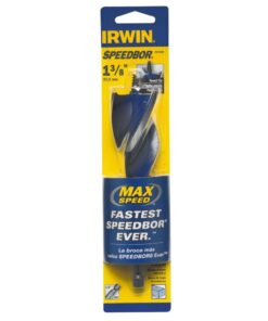 IRWIN SPEEDBOR Tri Flute Wood Drill Bit 1-3/8"(3041020) , Black 1-3/8-Inch Bit 5 51sWyO gfL