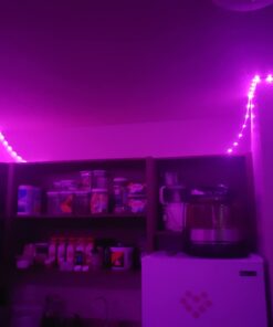 TJOY 100ft Bluetooth LED Strip Lights, Music Sync LED Lights Strip, RGB Color Changing LED Lights with Remote,Smart Phone APP Control, LED Lights for Bedroom,TV,Room DIY (APP+Remote +Mic) 47 51sgo3lAjjL