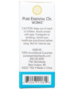 Pure Essential Oil Works Peppermint Oil, 100% Pure, Natural, Paraben-Free and Therapeutic Grade with Euro-Style Dropper, 10 ml/0.33 oz. 0.33 Ounce (Pack of 1) 13 51siKdfHzQL