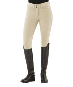 Ovation Women's Celebrity Slimming Knee Patch Dx Breeches 30 Tan