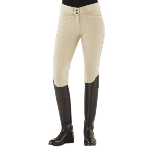 Ovation Women's Celebrity Slimming Knee Patch Dx Breeches 30 Tan