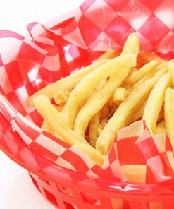New Star Foodservice 44263 Red Check Food Basket Liners, 12 By 12-inch, Set of 36 12 51slUcxfLL