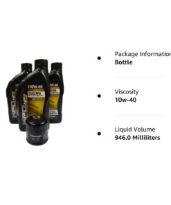 Alternative view of 2005-2023 Kawasaki Brute Force 650 750 Teryx 750 OEM Oil Change Kit KAW03