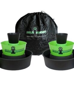 Alternative view of BULZiBUCKET Game by Water Sports - Beach, Tailgate, Camping, Yard, and Pool Games- Indoor/ Outdoor Kids Toys - Pool Accessories Perfect for Family Game Night (Green/Black) Black/Green
