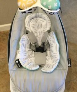 4moms MamaRoo Multi-Motion Baby Swing, Bluetooth Enabled with 5 Unique Motions, Grey 43 51snpnrcvaL