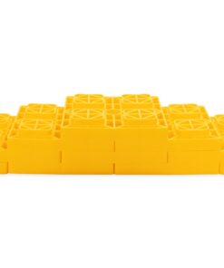Camco Heavy Duty Leveling Blocks | Ideal For Leveling Single Wheels, Double Wheels, Hydraulic Jacks, Tongue Jacks, and More | Yellow | 10-pack (44505) Pack of 10 Standard Packaging 20 51soTEMN1WL