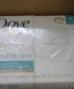 Dove Beauty Bar Gently Cleanses and Nourishes Sensitive Skin Effectively Washes Away Bacteria While Nourishing Your Skin, 3.75 oz (Pack of 16) 3.75 Ounce (Pack of 16) 55 51ssg5Uko5L