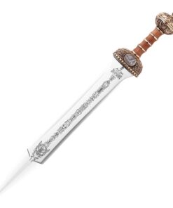 Alternative view of Windlass Marto of Spain Roman Gladius Detailed Steel Sword with Wooden Handgrip Bronze Hilt Wall Home Office Decor