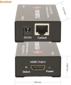 J-Tech Digital HDMI Extender By Single Cat 5E/6 Full Hd 1080P With Deep Color, EDID Copy, Dolby Digital/DTS compatible with Personal Computer PACK OF 1 18 51suX7qbJlL
