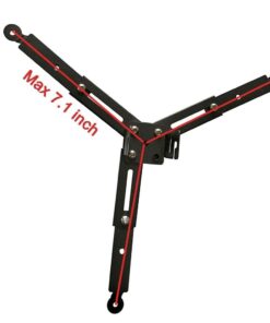 Henxlco Universal Projector Mount Wall or Ceiling Bracket with Adjustable Height and Extendable Arms Tilt DLP LCD Projection Mount for Home and Office Different Size Projector (Black) Black 25 51suxxb6FaL