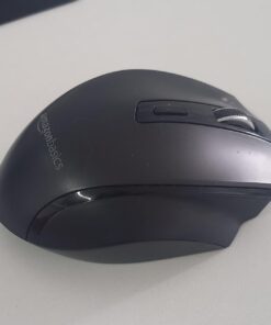 Amazon Basics Ergonomic 2.4 Ghz Wireless Optical PC Mouse, DPI adjustable, Black 27 51syuWfmizL