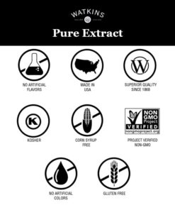 Watkins Pure Lemon Extract, 11 oz. Bottle, 1 Count (Packaging May Vary) 11 Fl Oz (Pack of 1) 16 51t3q09qckL