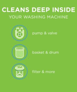 Affresh Washing Machine Cleaner, 6 Month Supply, Cleans Front Load and Top Load Washers, Including HE 17 51t3qWqUHbL