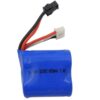 7.4V 600mAh Rechargeable Li-ion Battery Replacement Part Works with Haktoys HAK606 RC Boat and Other Compatible RC Hobby Products Blue 7.4V 600mAh 7 51t4xgbwS8L