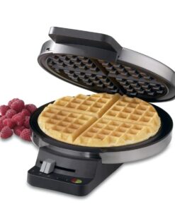 Cuisinart WMR-CAP2 Round Classic Waffle Maker, Brushed Stainless,Silver 41 51t8itpoyvL