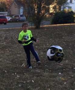 SKLZ Star-Kick Hands-Free Adjustable Solo Soccer Trainer - Fits Ball Sizes 3, 4, and 5 Black 46 51tC2HlbxiL 1