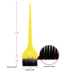 Colortrak Balayage Board and Brush Set, Achieve the Balayage Look, Curved Board Follows Head Shape, Textured and Smooth Sides, Handle for Comfort and Stability, Balayage Brush Included 20 51tFcLGmFS