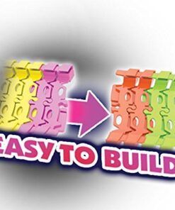 Mindscope Twister Tracks Trax 360 Loop 13' (feet) of Neon Glow in The Dark Track with One LED Light-Up Race Series Car 20 51tHKgyFL L