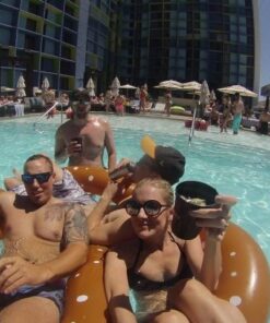 Swimline Giant Pretzel Swim Fun Inflatable Floating Seat, 1-Pack 38 51tLzbZtq9L