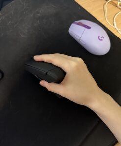 Vassink Ergonomic Mouse, Rechargeable Wireless Mouse, 2.4GHz Rechargeable Wireless Vertical Optical Mice with USB Receiver, 6 Buttons, 800/1200/1600 DPI, for Laptop, PC, Computer Black 44 51tMhxg8VL