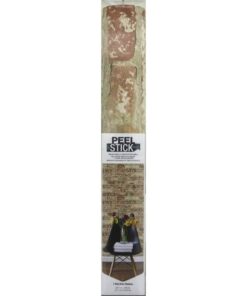 RoomMates RMK9035WP Red Stuccoed Brick Peel and Stick Wallpaper, Roll, Red 28 51tNRTwmtbL