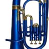 Bb Flat Blue Brass Euphonium With Free Hard Case Mouthpiece 52 51tOgzyTlCL