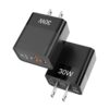 2 Pack USB C Wall Charger,NITASA 30W 2 Port PD Fast Charger Adapter for iPhone 15/15 Pro/14 Pro Max/13/12/iPad SE, Super Fast Charger Block(25W PPS) Type C for Samsung S23/S22,Pixel 6 7/8 Pro Black+Black 2 PACK 2 51tQFx0hdhL