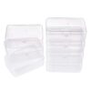 BENECREAT 12 Pack 3.5x2.4x1.2 Inches Rectangular Clear Plastic Bead Storage Box with Lid for Small Items and Crafts 3.5*2.4*1.2 Inch 3.5*2.4*1.2 Inch - Rectangle 28 51tQUObEmhL