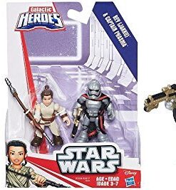 Playskool Heroes Galactic Heroes Star Wars Resistance Rey (Jakku) & Captain Phasma 9 51tRCSAJLaL