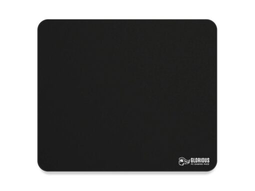 Glorious Large Gaming Mouse Mat/Pad - Stitched Edges, Black Cloth Mousepad | 11x13 (G-L)