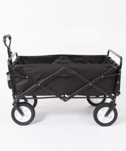 Mac Sports Collapsible Folding Outdoor Utility Wagon with Side Table - Black 9 51tdFlVjgKL