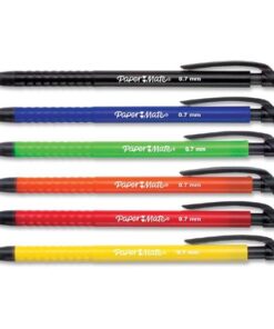 Paper Mate Write Bros Mechanical Pencils, 0.7mm, HB #2, Colorful Barrels, Box of 12 .7MM 1 Count (Pack of 1) 13 51teFruLNL