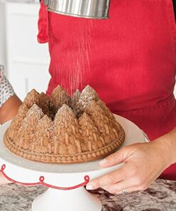 Nordic Ware Pine Forest Bundt Pan, Silver 40 51tizzz5doS