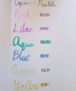 Copic Ciao, Alcohol Markers, 6pc Set, Pastels Pastels - RV21, V04, Y21, YG11, B23 and BG15 21 51tlq5uCynL